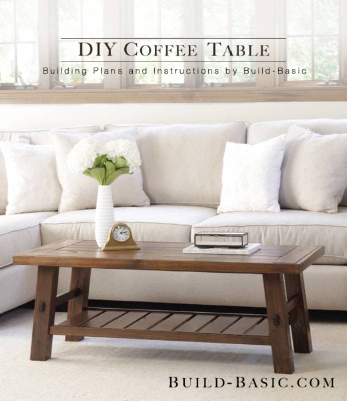 DIY coffee table