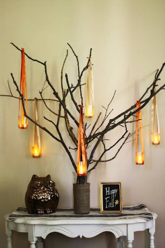 DIY illuminated tree