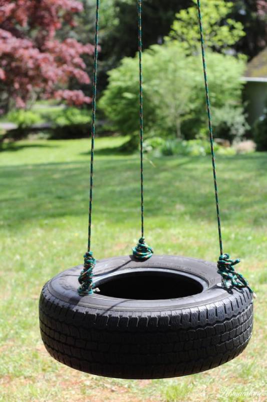 DIY tire swing