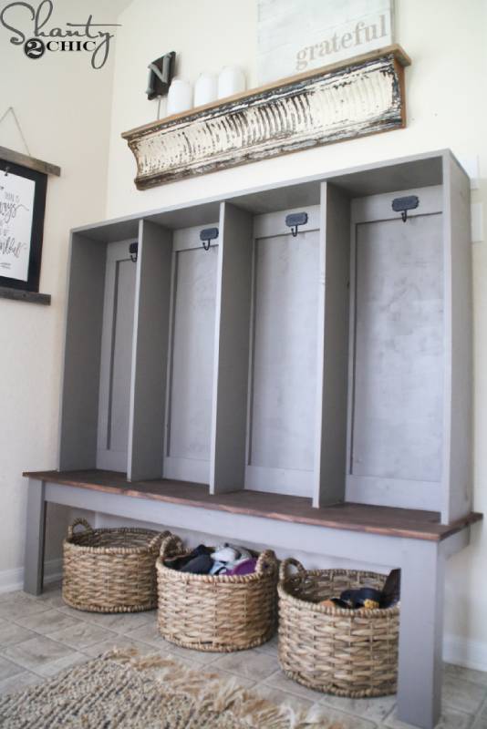 DIY wall locker