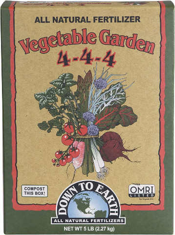 Down to Earth Organic Vegetable Fertilizer