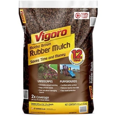 EasyGO Vigoro 0.8 Cubic Ft Rubber Mulch