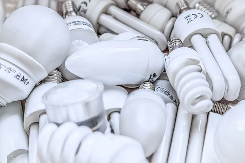 Flourescent light bulbs