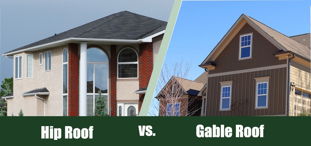 Hip Roof vs Gable Roof