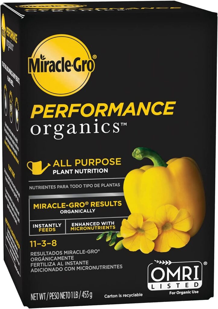 Miracle-Gro Performance Organics All Purpose Plant Nutrition