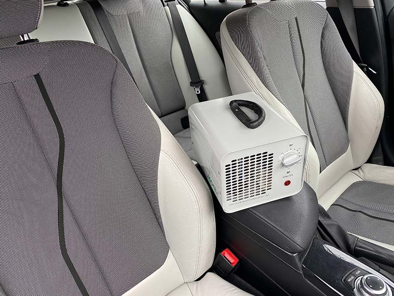 Ozone generator inside the car