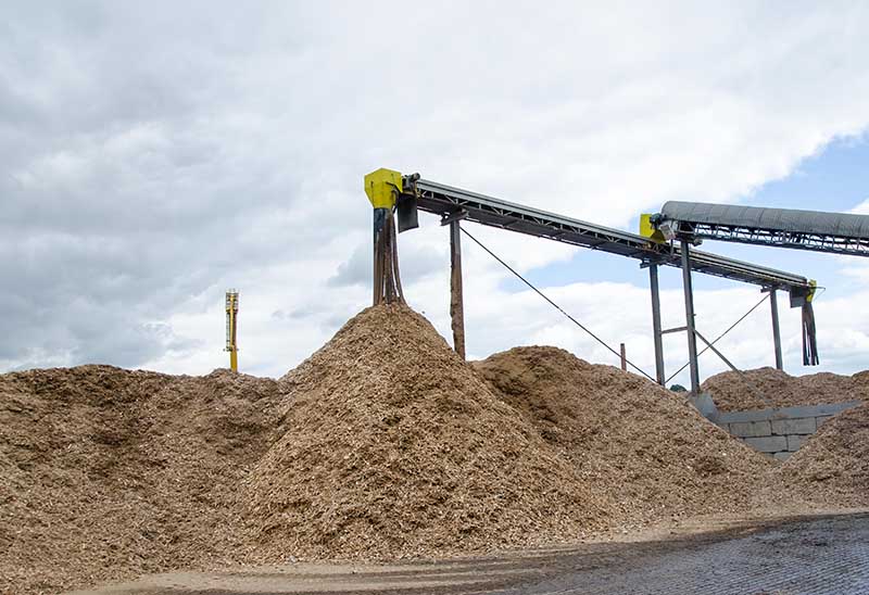 Sliver recycle in recycle wood industry