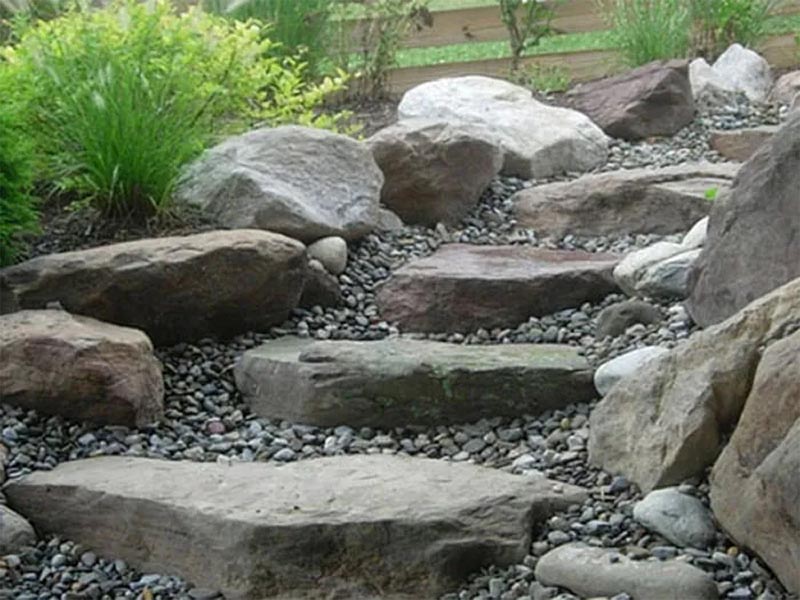 Stone Steps as Outdoor Stairs