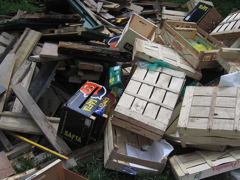 Wood trash