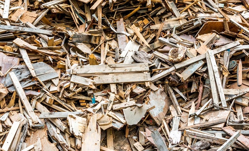 a pile of pallets and utility woods