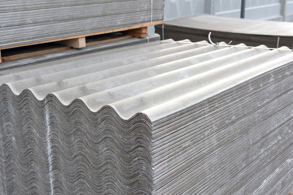 Asbestos shingles