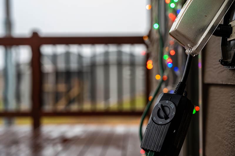 christmas light outdoor timer