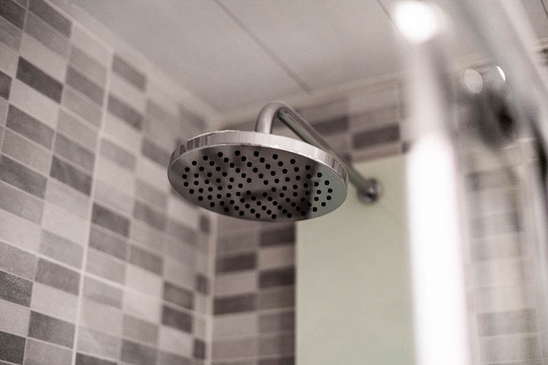 close up bathroom shower