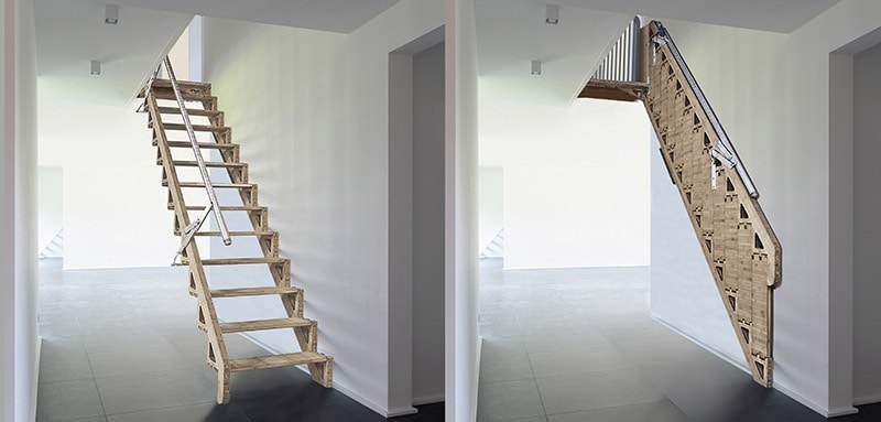 diy bcompact hybrid stairs