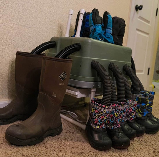 diy boot and glove dryer