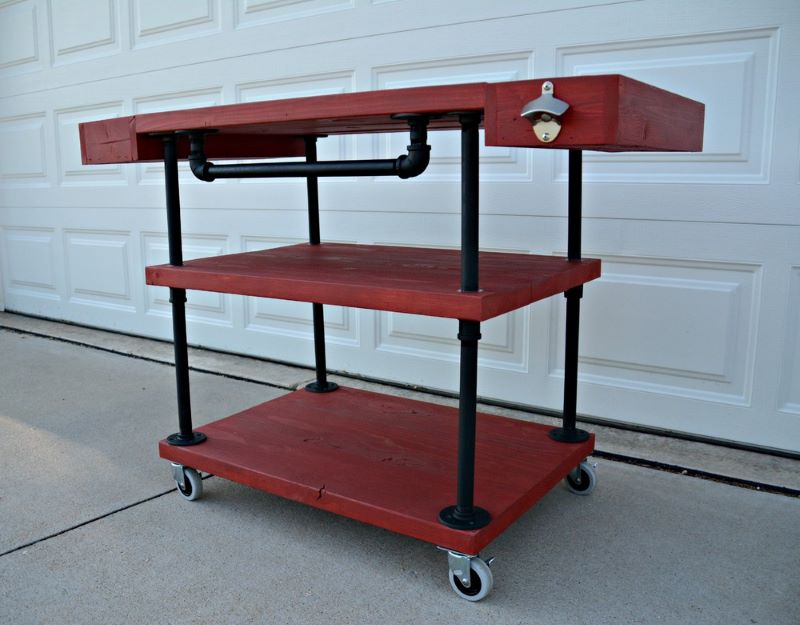 diy grill cart