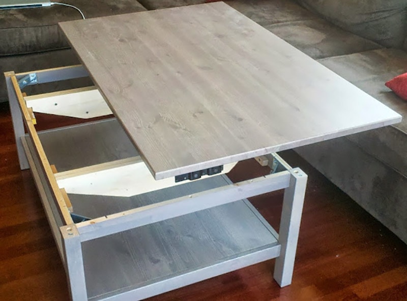 diy hemnes lift top coffee table