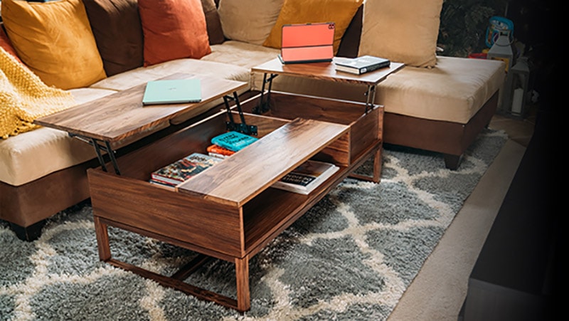diy lift-top coffee table