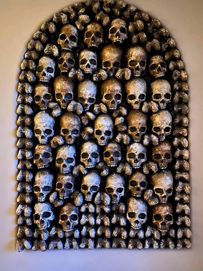 diy milk jug skulls