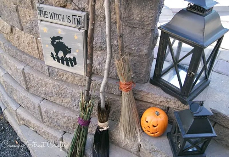 diy witches’ brooms