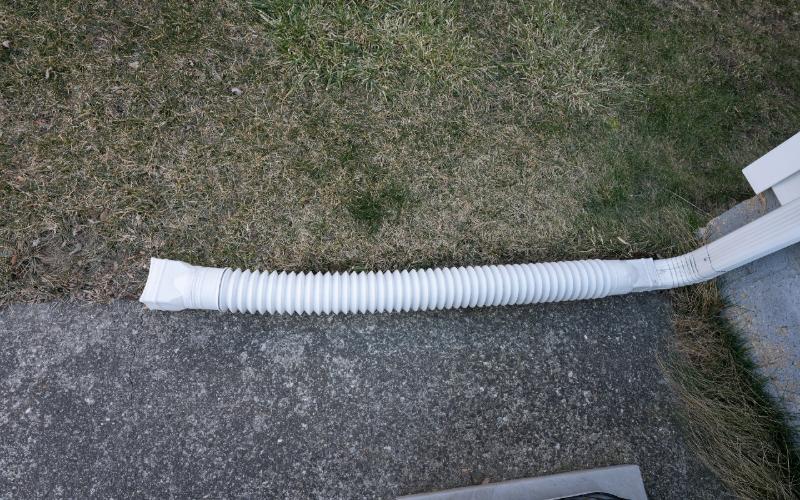 flexible downspout gutter extension