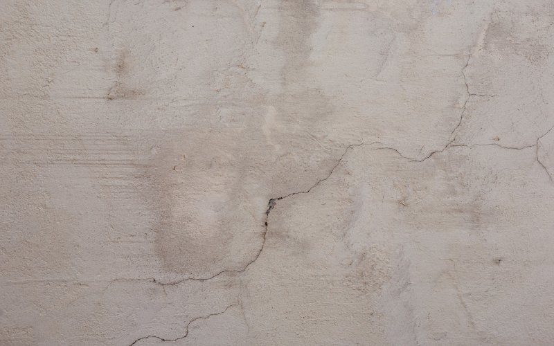 hairline cracks on concrete