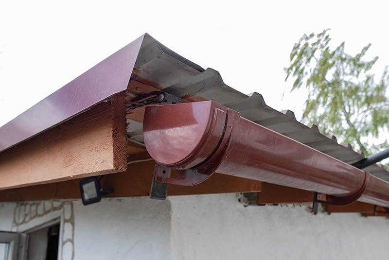 half round metal gutter