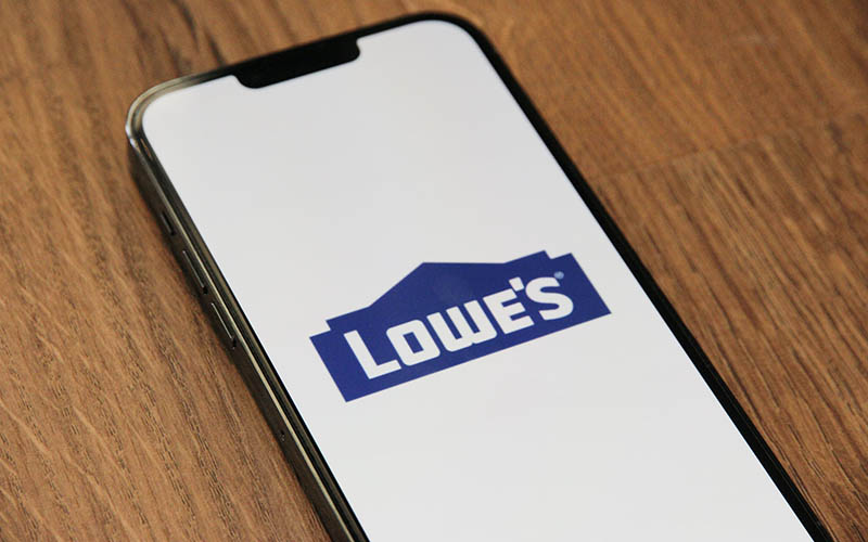 lowe's logo on mobile