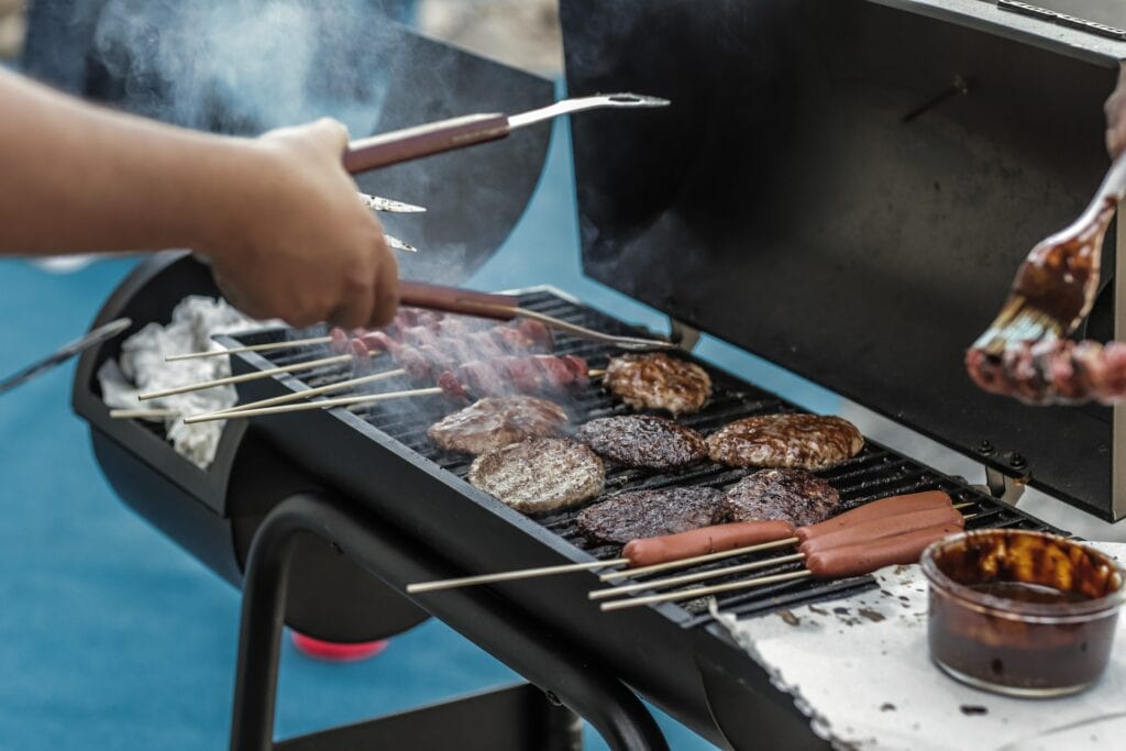 offset barbeque smoker grill