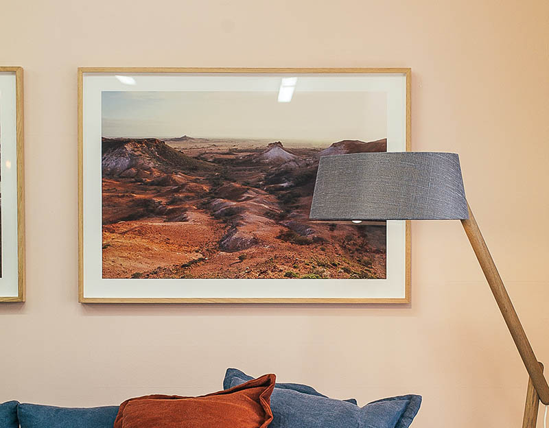 picture above sofa