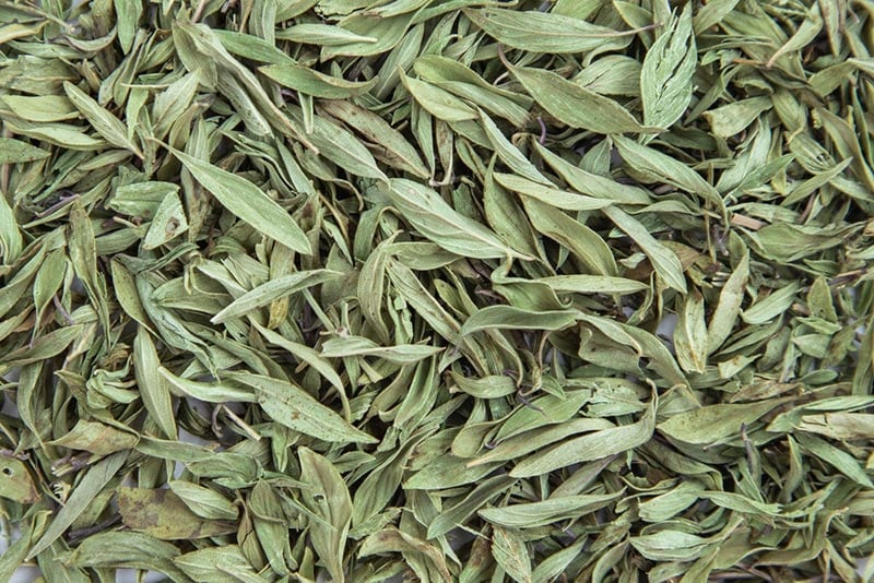 pile of dried thyme