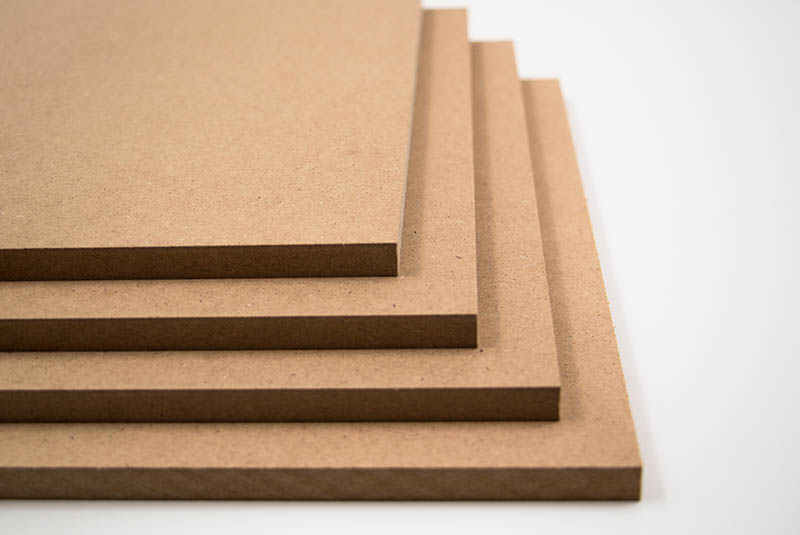 stack of MDF boards