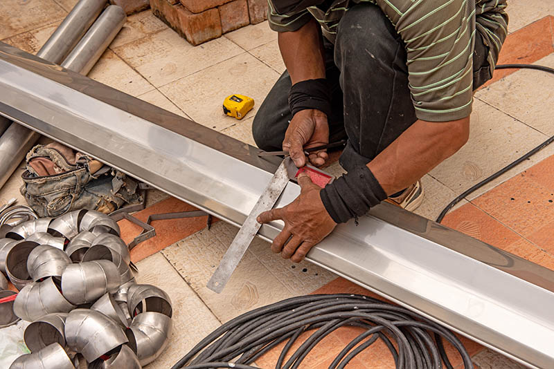 stainless steel gutter