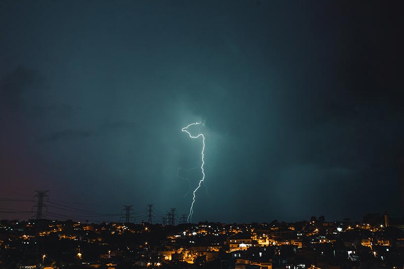 thunder and lightning