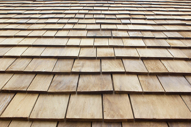 wood shingle roof