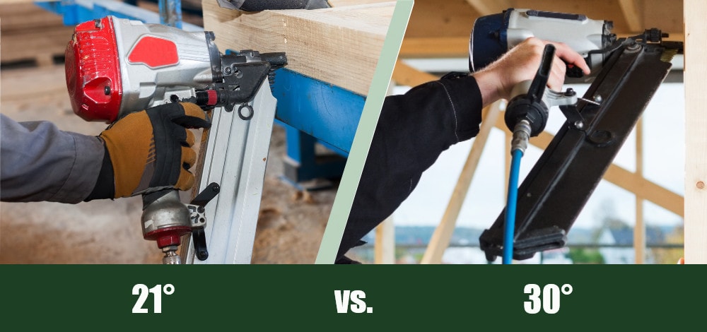 21 vs 30 Degree Framing Nailer - Featured Image