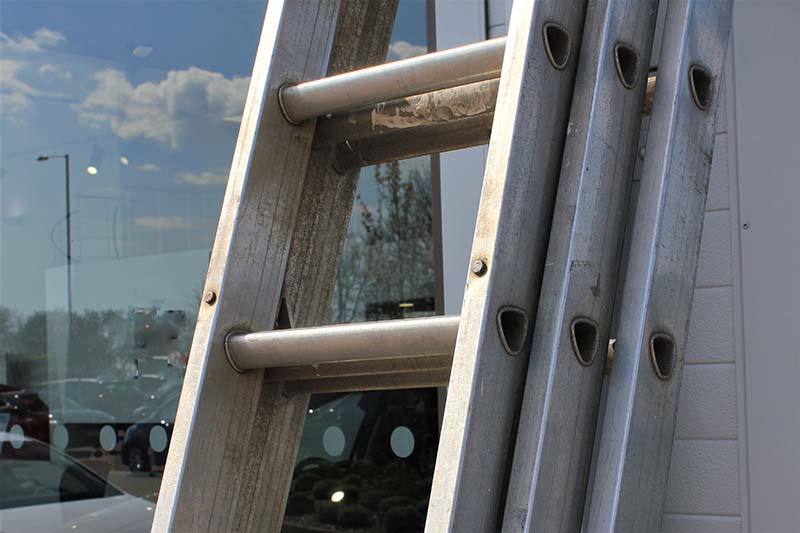3 tier aluminium Extension ladder