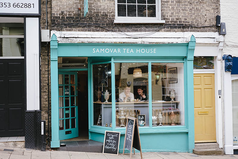 A specialist tea house in Ely