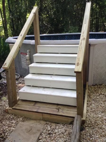 Above Ground Pool Steps