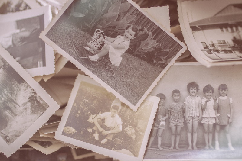 Black and white photographs
