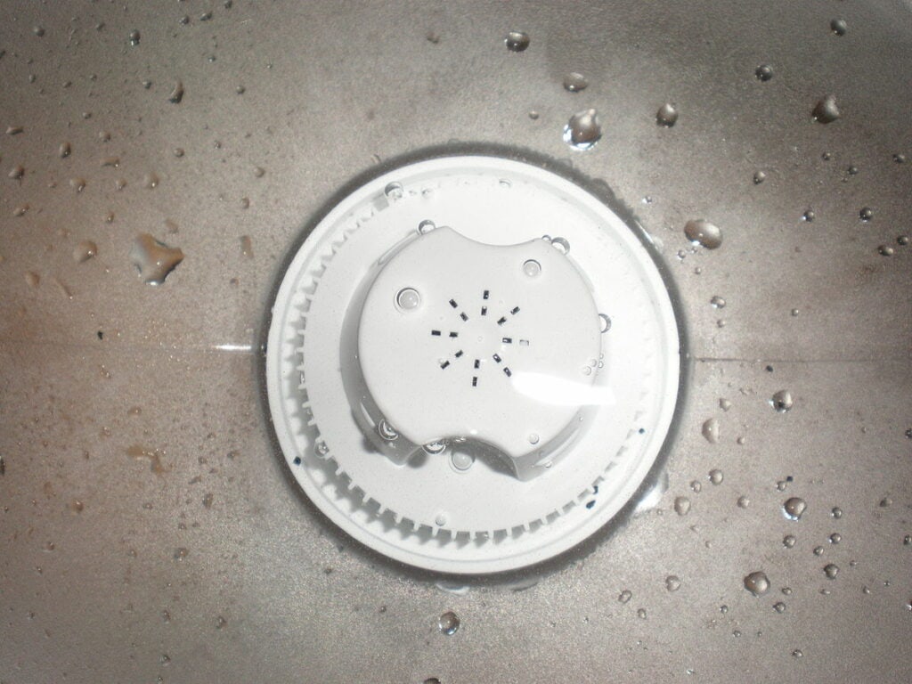 Brita water filter in use