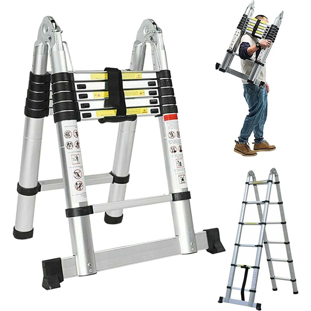 DICN Telescopic Folding Ladder