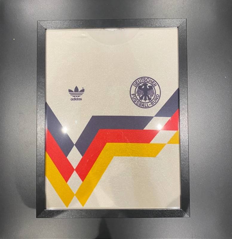 DIY framed football jerseys
