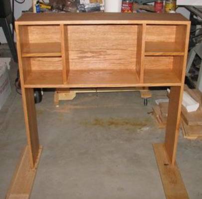 DIY Bookshelf Headboard