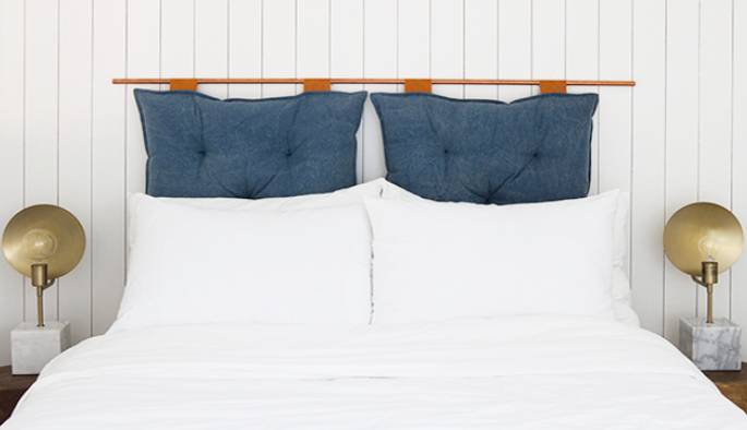 DIY Cushion Headboard