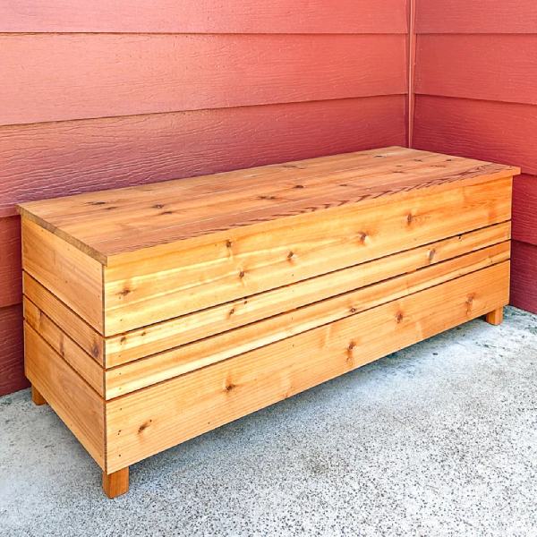 DIY Outdoor Storage Box with Plans