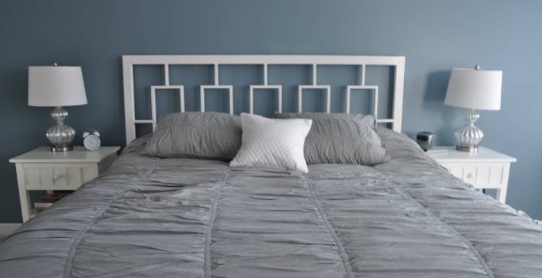 DIY Window Headboard