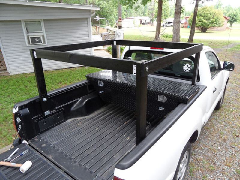 DIY Wood Bed Rack for Hauling Kayak_Canoe_Surfboards