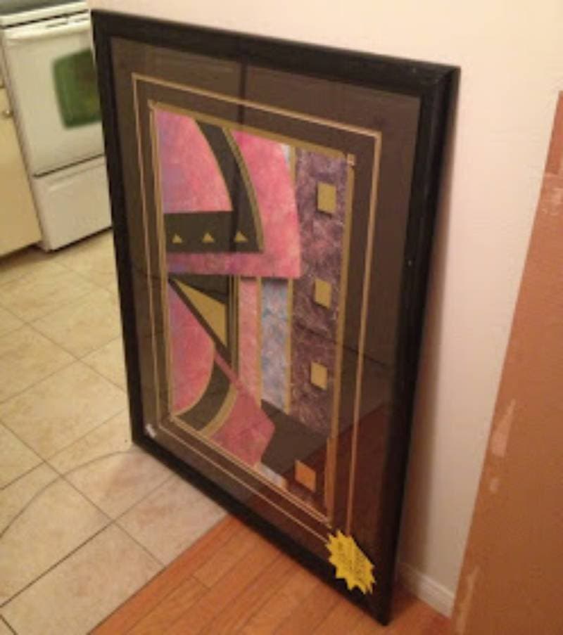 DIY framed jersey