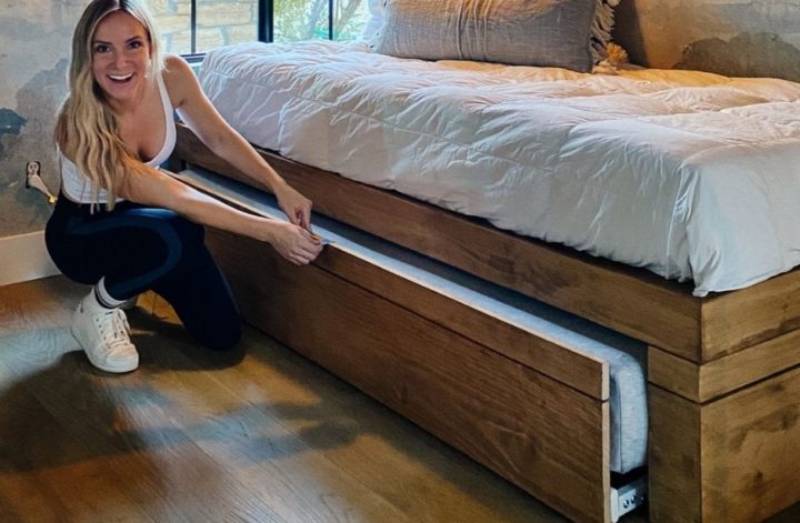 DIY trundle bed